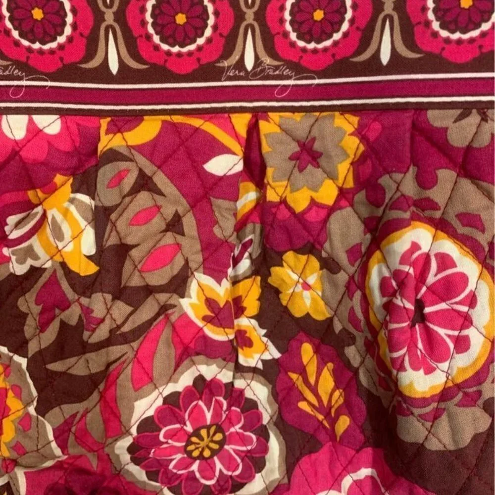VERA BRADLEY purse. Multi colour. Good condition. 7 compartments. Full zip closu - Picture 9 of 10
